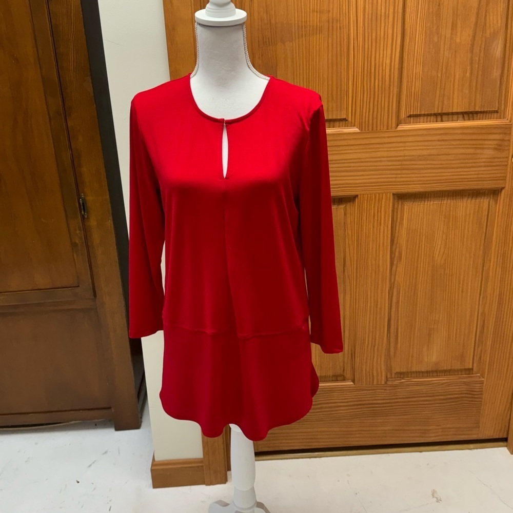 Lauren Ralph Lauren mini dress poly elastane front hook close MED